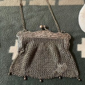 1920s vintage metal purse